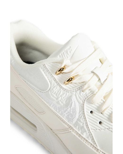 Nike White Slawn Collaboration Air Max 90 Sail Sneakers for men