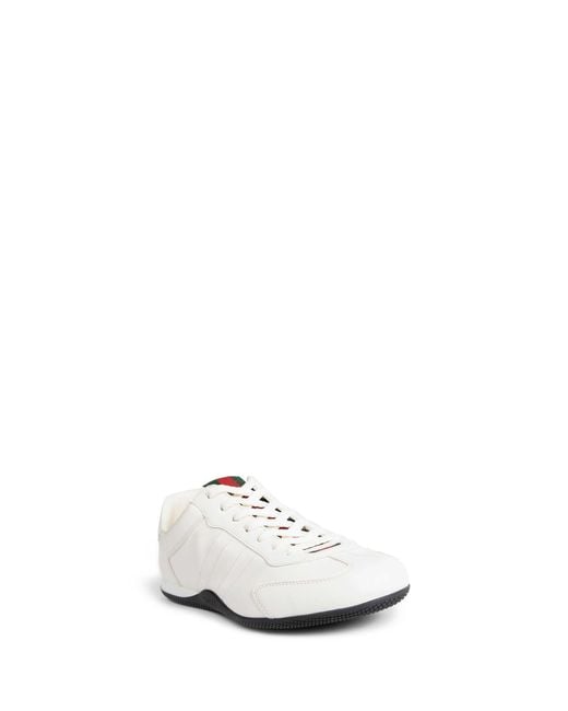Gucci White Shift Trainers Sneakers for men