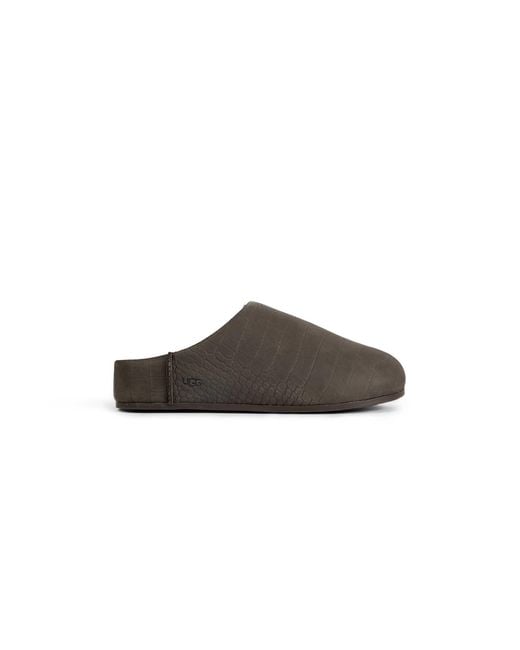 Ugg Brown Elea Embossed Slippers