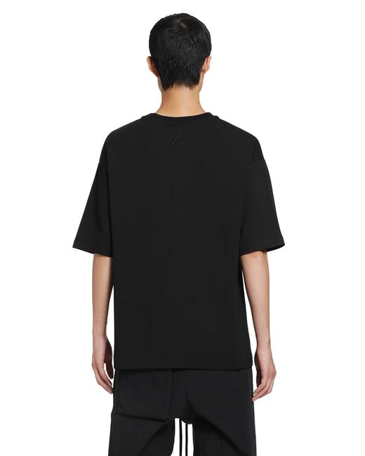 Thom Krom Black Relaxed Fit T-Shirt for men