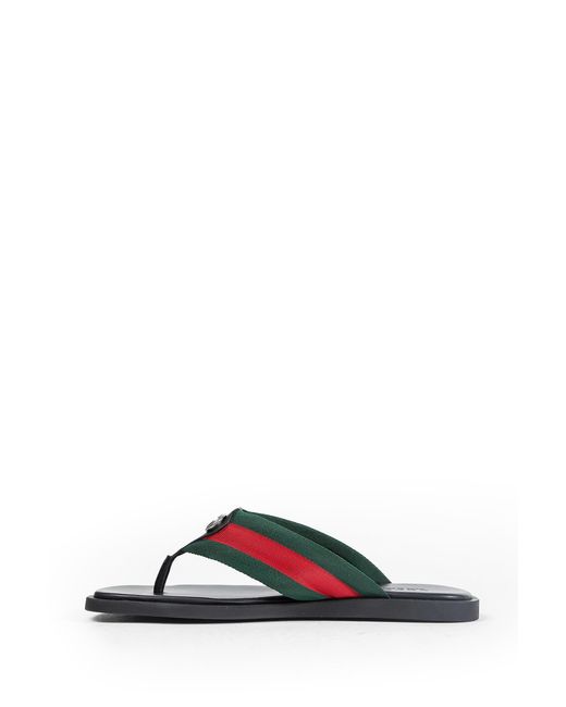 Gucci Blue Thong Sandal With Interlocking G for men