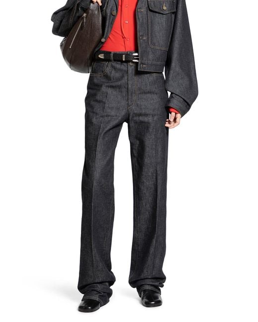 Lemaire Black Trousers for men