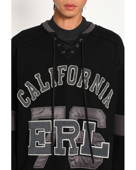 ERL Laced Hockey Jersey in Black for Men | Lyst