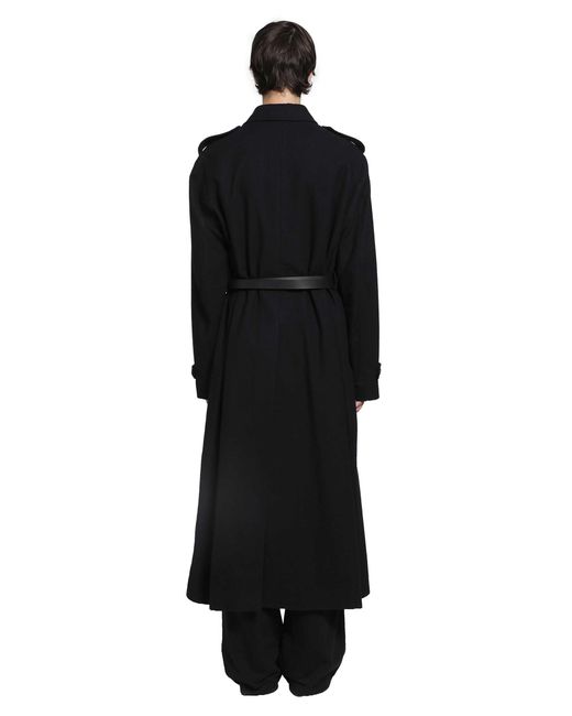 Ann Demeulemeester Black Wilmer Coat for men