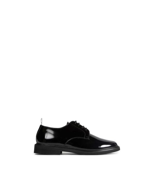 Thom Browne Black Polished Calf Uniform Shoe for men