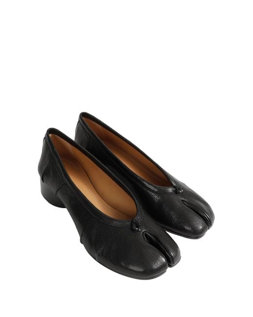 Maison Margiela Black Tabi Ballerinas