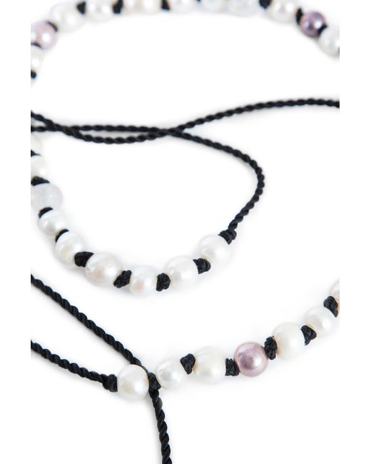 KUNDO White K- 142 Kiza Necklace for men