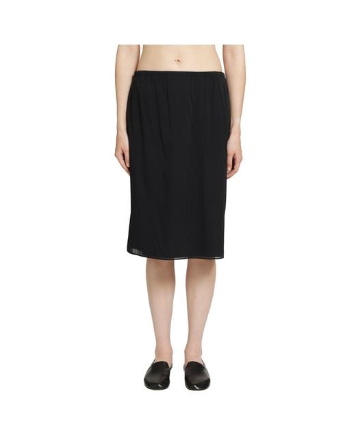 The Row Black Ivrea Skirt