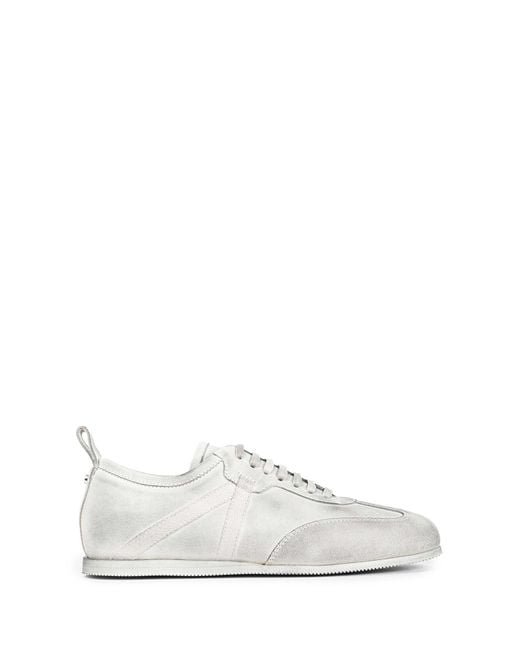 Ann Demeulemeester White Siru Low-Top Boxing Sneakers
