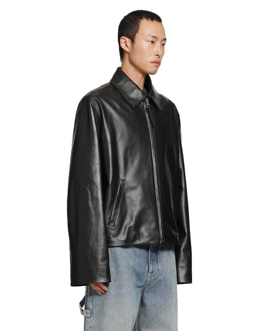 Loewe Black Zip-Up Jacket for men
