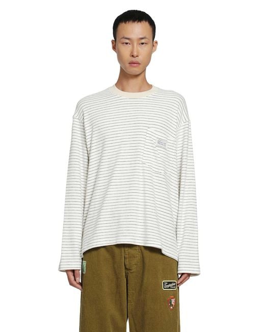 Song For The Mute White Crewneck Pullover for men