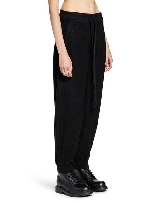 Thom Krom Black Wool Sweatpants