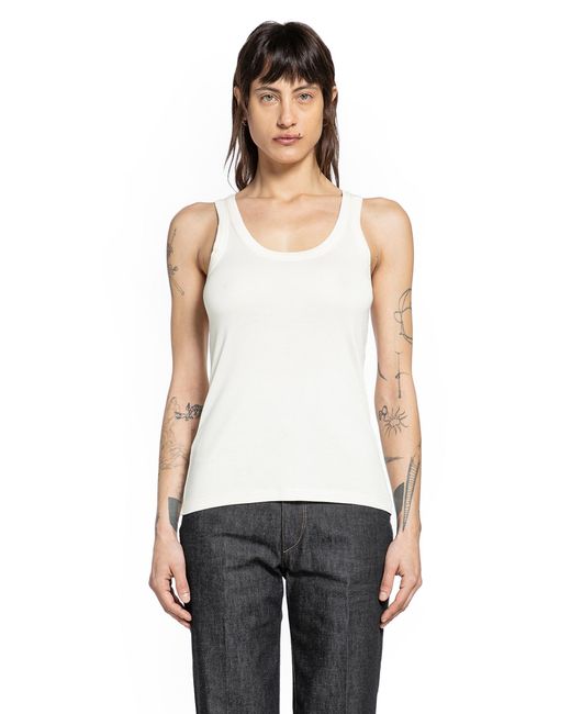 Lemaire White Rib Tank Top