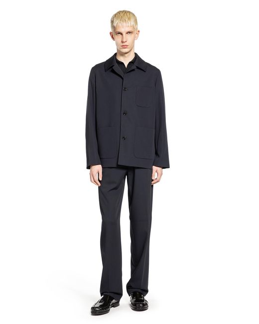 Lardini Black Cotton Linen Knit Polo for men