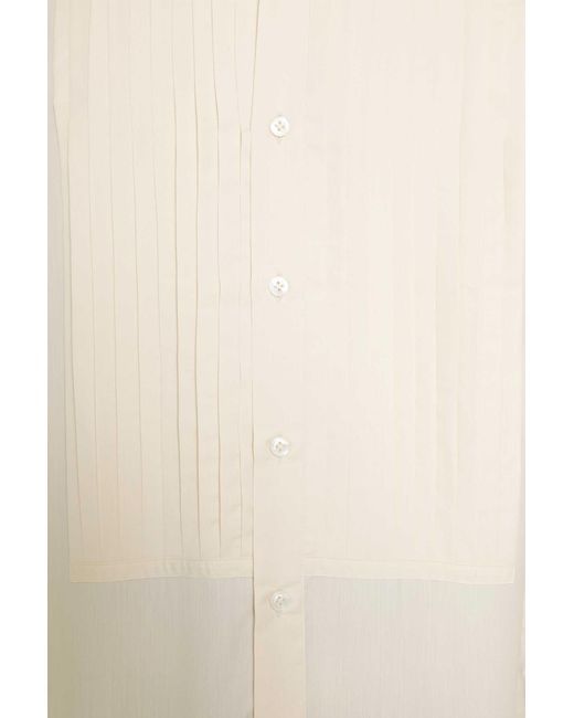 Lardini White Tuxedo Shirt for men