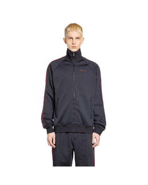 McQueen Blue Zip-Up Sweatshirt for men