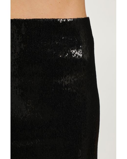 Totême Black Sequin Skirt