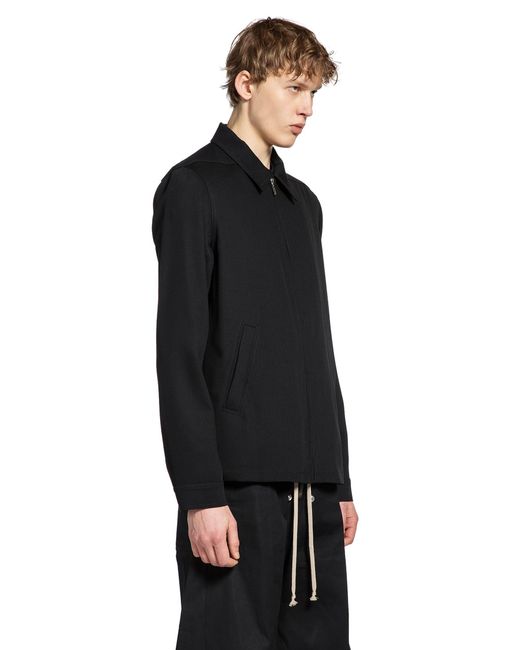 Rick Owens Black Temple Brad Jacket for men