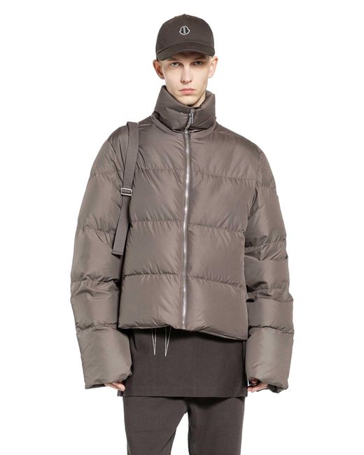 Rick Owens Brown Moncler X Cyclopic Down Jacket for men