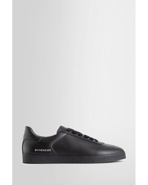 Givenchy Black Town Leather Low-top Trainers for men
