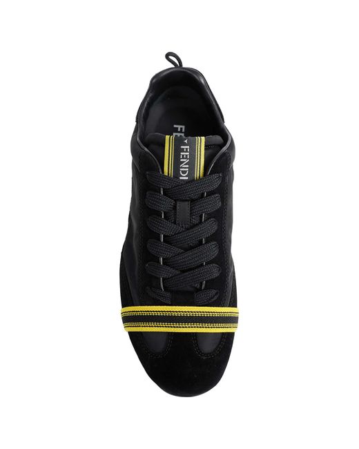 Fendi Black Wrap Sneakers