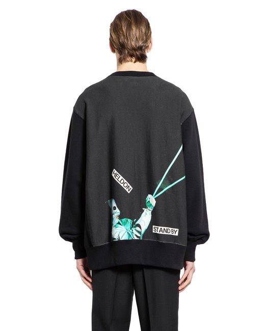 Undercover Black Heldon Sweatshirt for men
