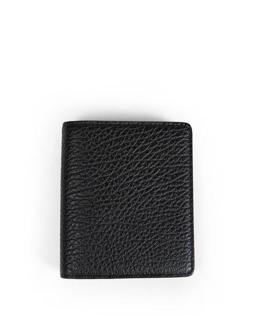 Maison Margiela Black Folded Compact Cardholder