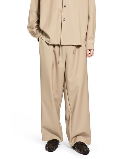 ROSE BURRITO Natural Wool Pyjama Trousers for men