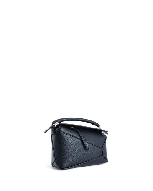 Loewe Blue Mini Puzzle Edge Bag