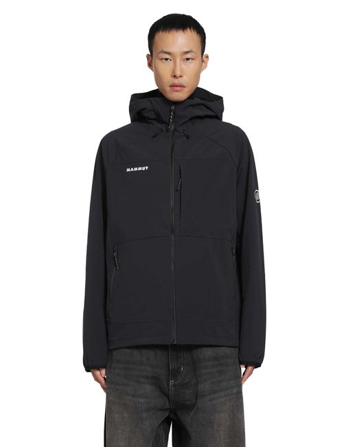 Mammut Black Ultimate Comfort So Hooded Jacket for men