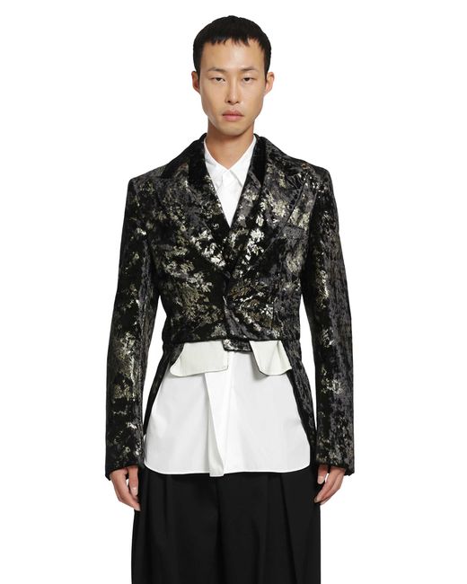 Comme des Garçons Black Layered Blazer for men