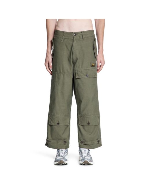 Human Made Green Air Force Pants for men