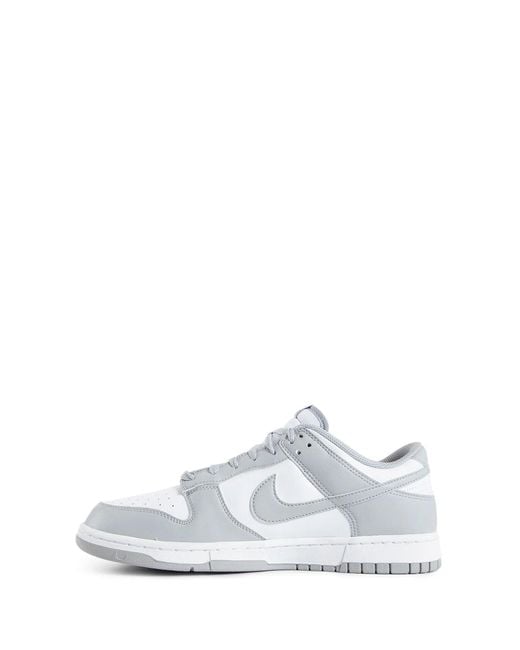 Nike White Dunk Low Sneakers for men
