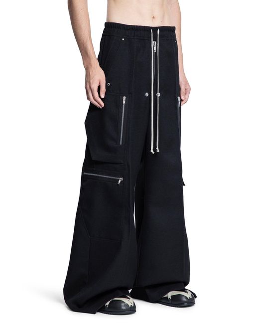 Rick Owens Black Concordians Cargobelas for men