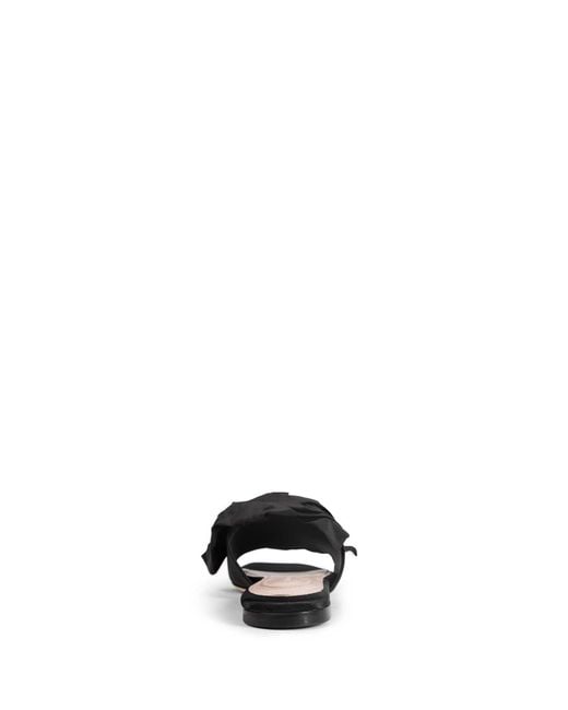 Simone Rocha Black Pressed Rosette Slides