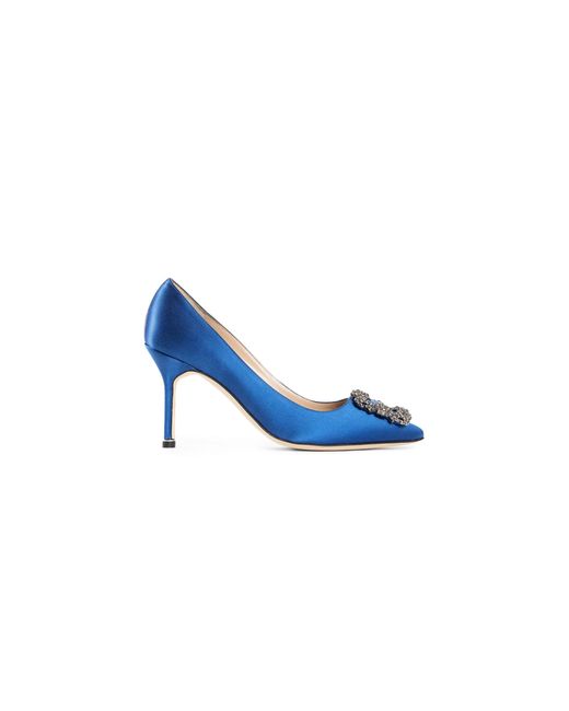 Manolo Blahnik Blue Olo Blahnik Pumps