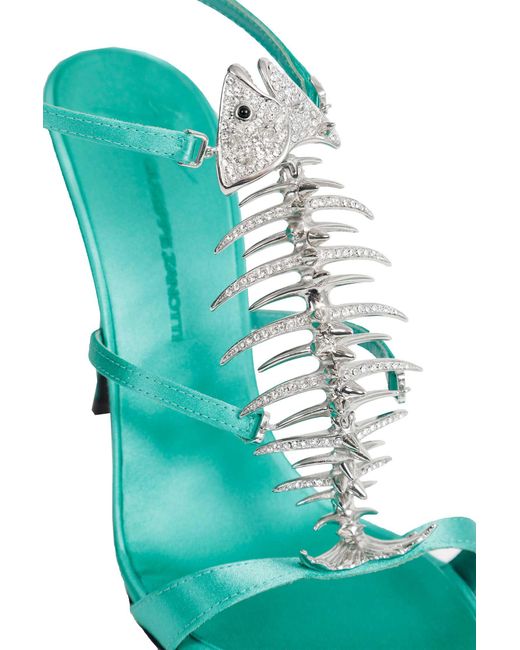 Giuseppe Zanotti Blue X Antonioli Slim 2.0 Sandals