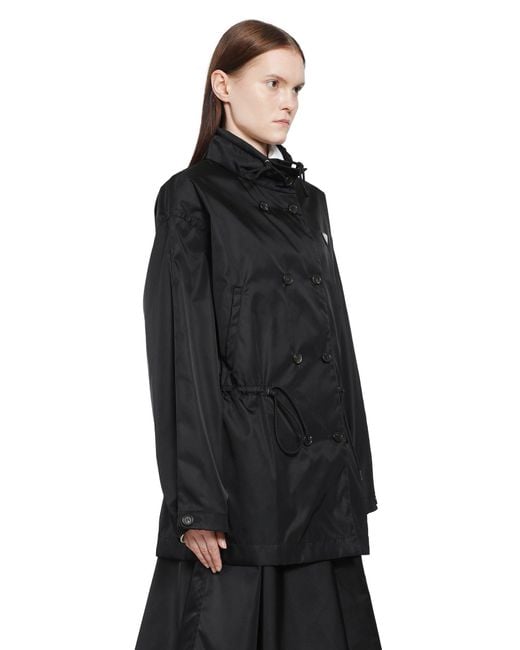 Prada Black Re-Nylon Rain Jacket