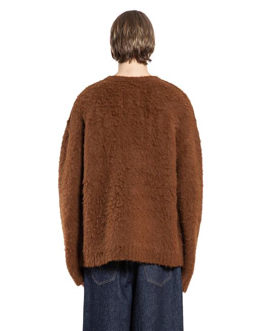 Uma Wang Brown Top A Maniche Lunghe for men