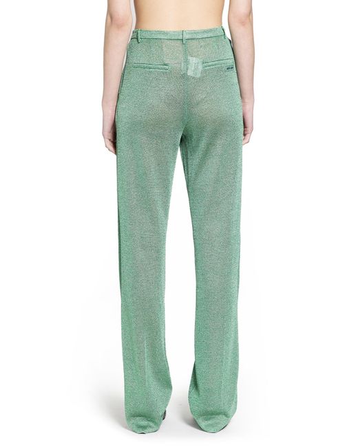 Miu Miu Green Lurex Pants