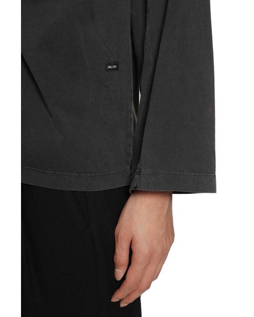 SALON C. LUNDMAN Black S Organic Cotton T-Shirt for men