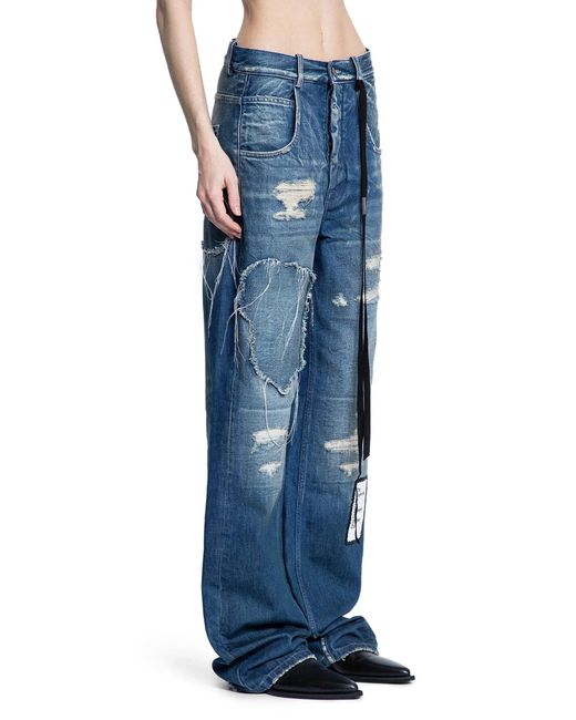 Ann Demeulemeester Blue Jeans Claire 5 Tasche Comfort