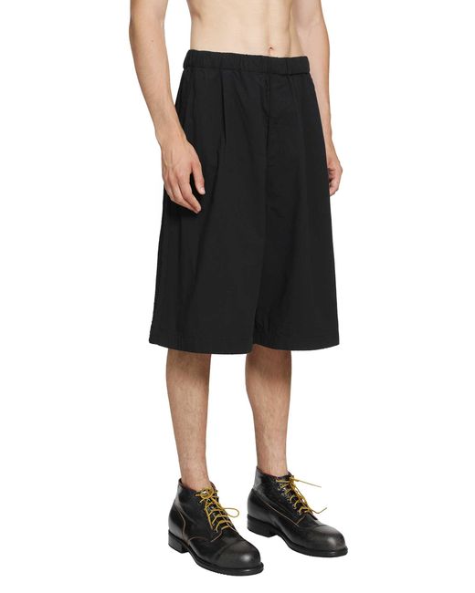 Undercover Black Printed Shorts for men
