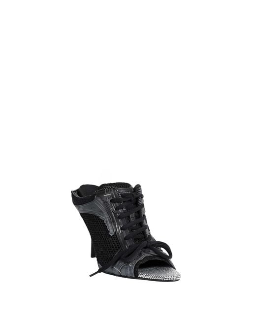 Balenciaga Black Stapler Sandals