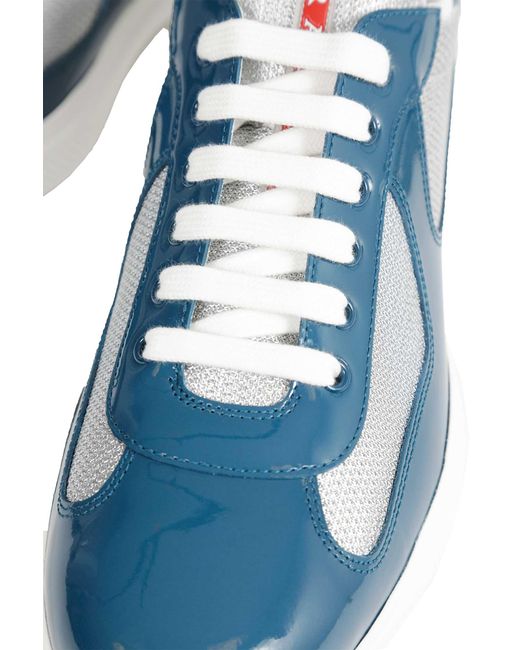Prada Blue America's Cup Sneakers for men