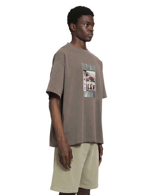 Martine Rose Brown S/S Oversized T-Shirt for men