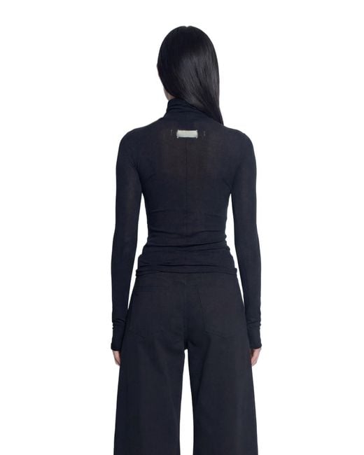 NVL-GARDE Blue Super High Neck L/Top