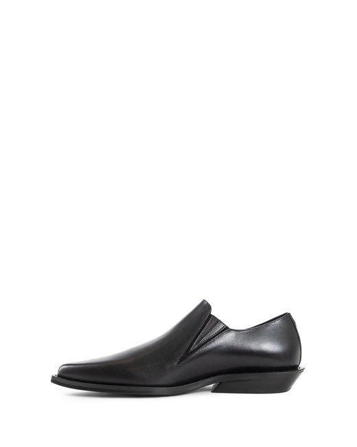 Ann Demeulemeester Black Makea Pointy Cowboy Shoes for men