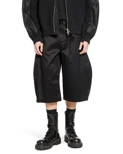 パンツ 25ss sacai Cotton Chino Pants BLACK Sacai Cotton Chino Pants in Black for Men | Lyst