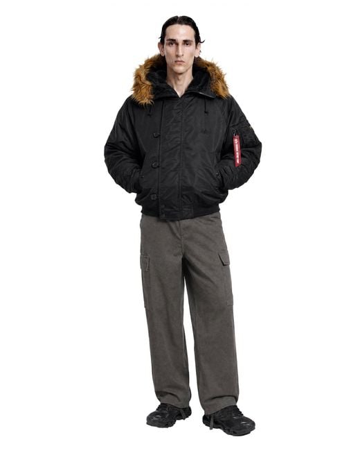 Alpha Industries Black N-2B Heritage Jacket for men